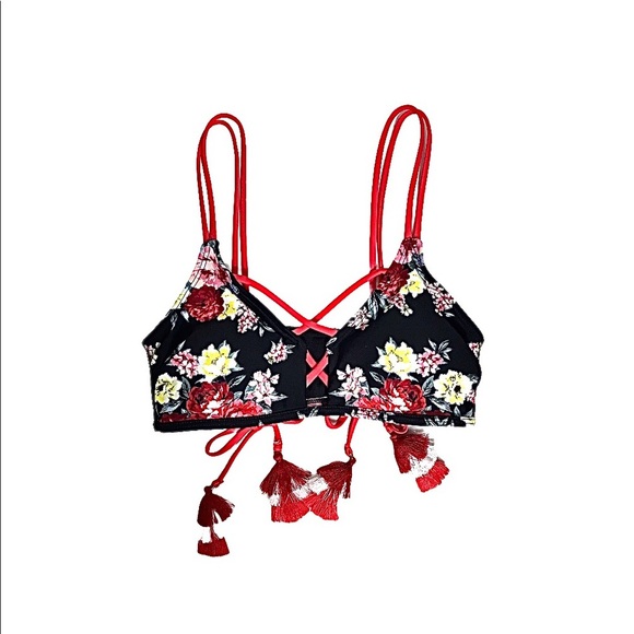 NWT Decree Floral HighWaist Cheeky Bikini Swimsuit - Picture 7 of 16